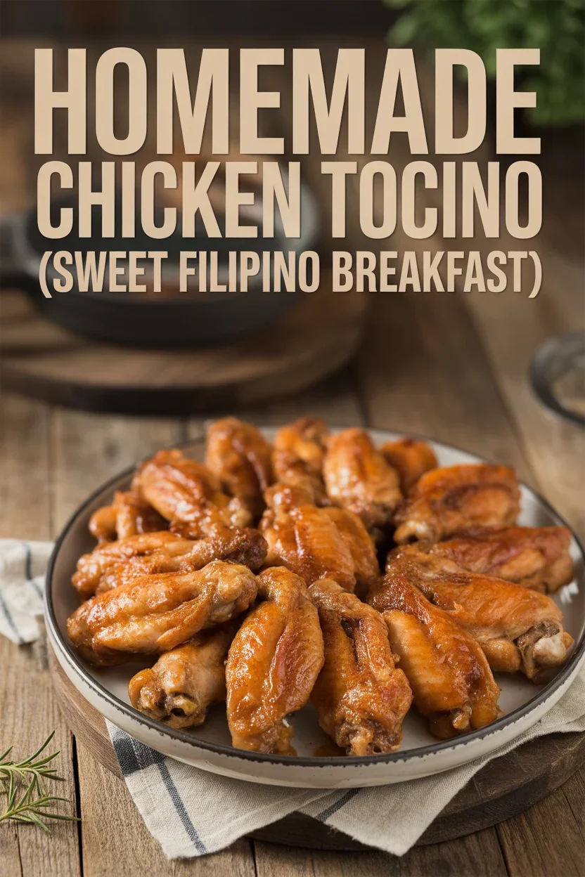 Homemade Chicken Tocino (Sweet Filipino Breakfast)