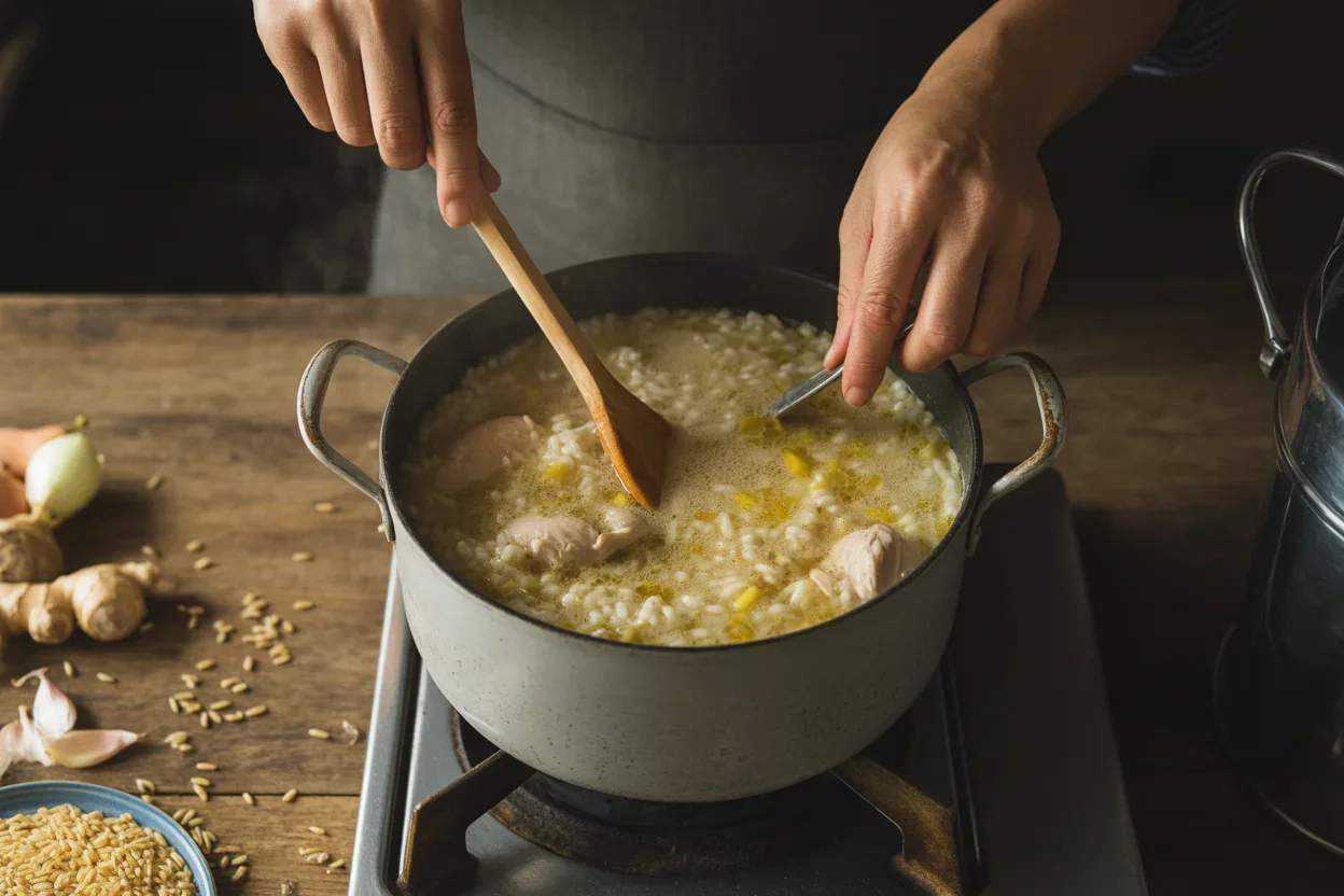 chicken arroz caldo simple recipe