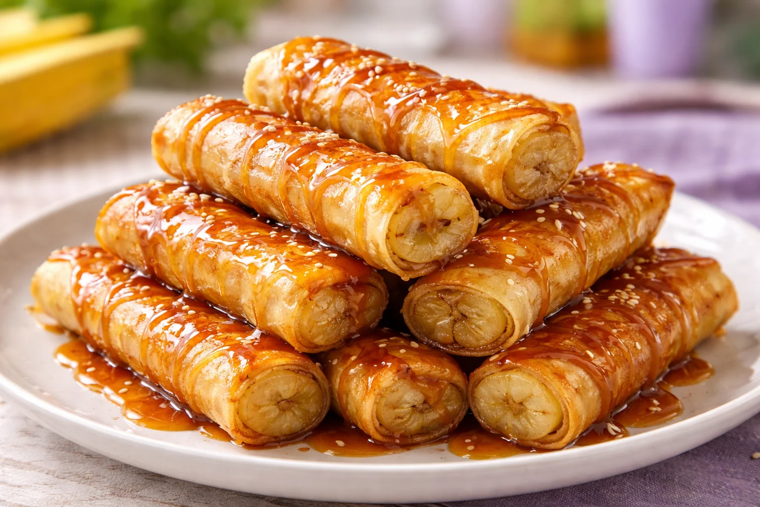 Baked Banana Turon Rolls - A Deliciously Healthy Twist!