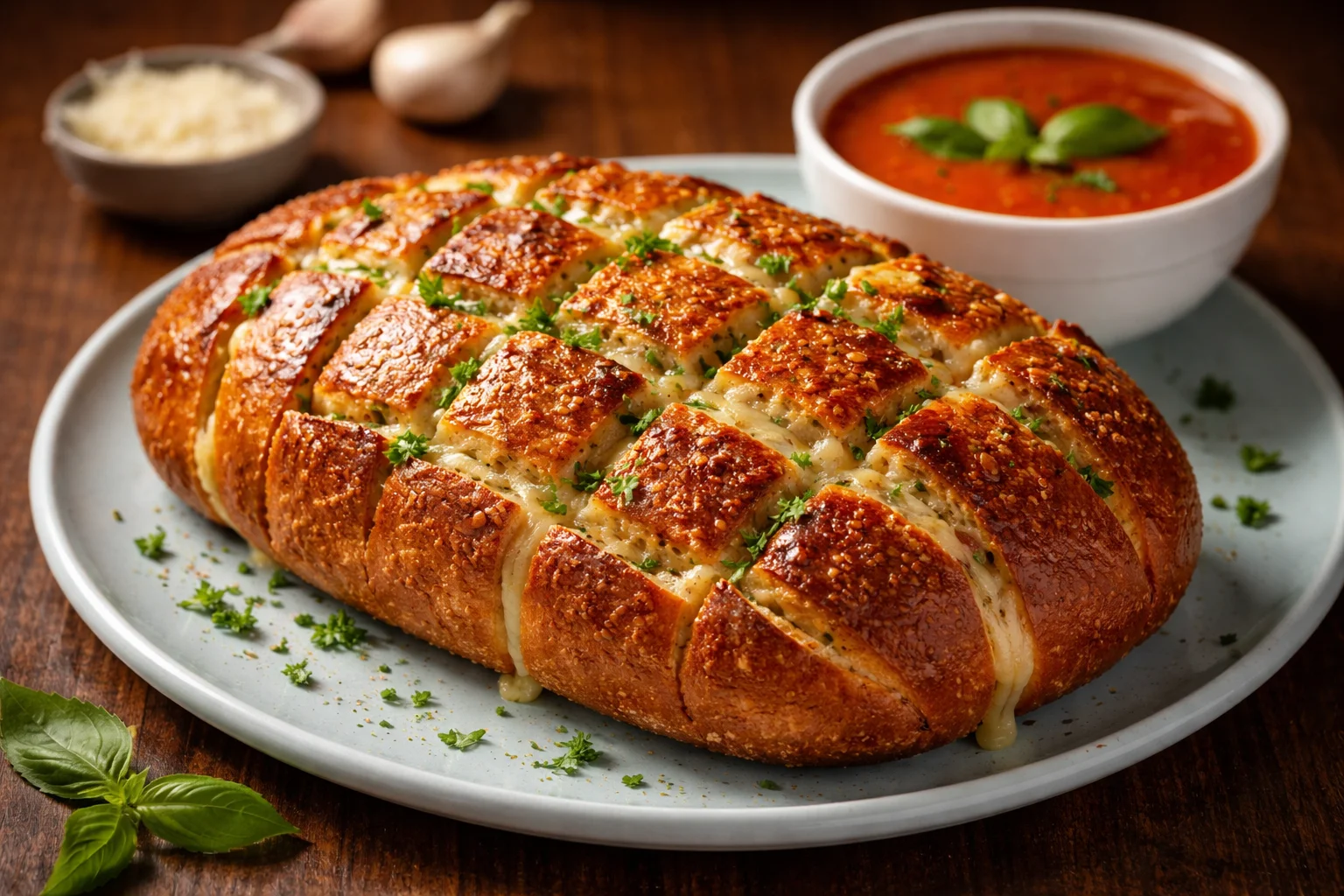 cheesy garlic pandesal pull apart &mdash; Cheesy Garlic Pandesal Pull-Apart Bread