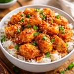 Delicious Filipino Honey Garlic Chicken Bites (Ready in 20 Minutes) 5 Delicious Filipino honey garlic chicken bites served on a plate for an easy weeknight dinner.