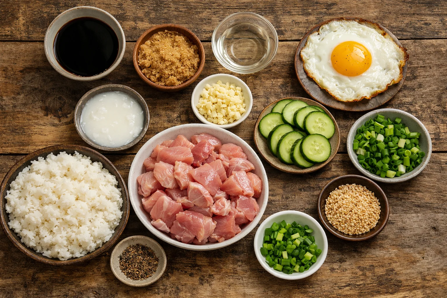 filipino sweet soy garlic chicken bowl &mdash; Sweet Soy Garlic Chicken Rice Bowl Filipino Style