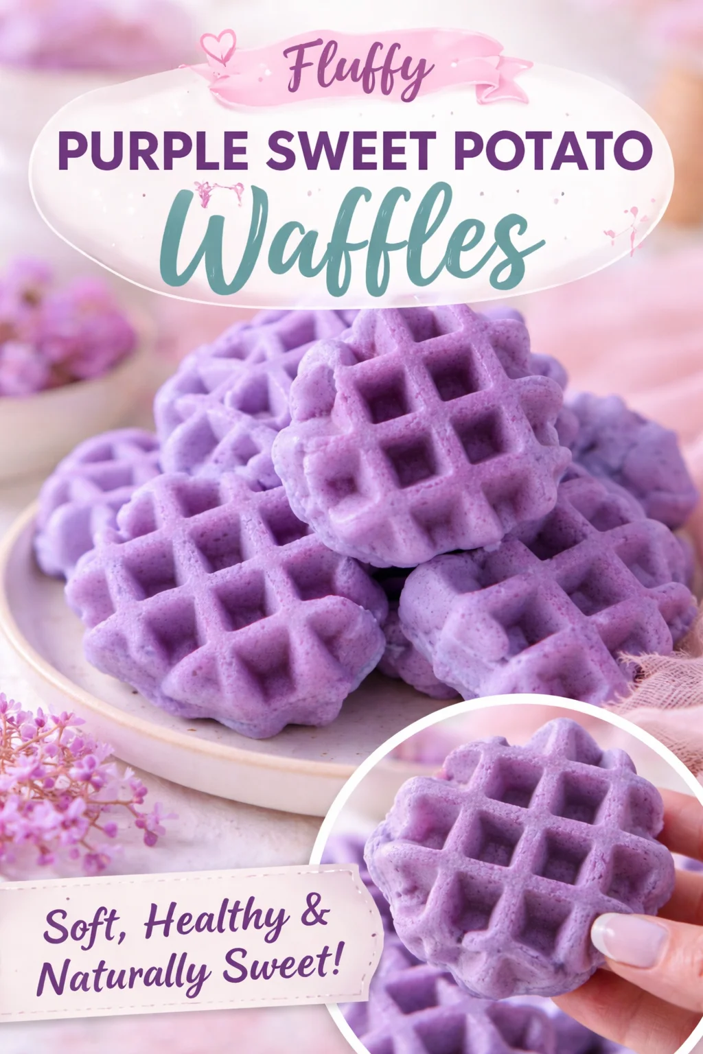 Delicious Mini Ube Waffle Bites Recipe for Tasty Snacking! 4 mini ube waffle bites recipe — Mini Ube Waffle Bites for Snacks
