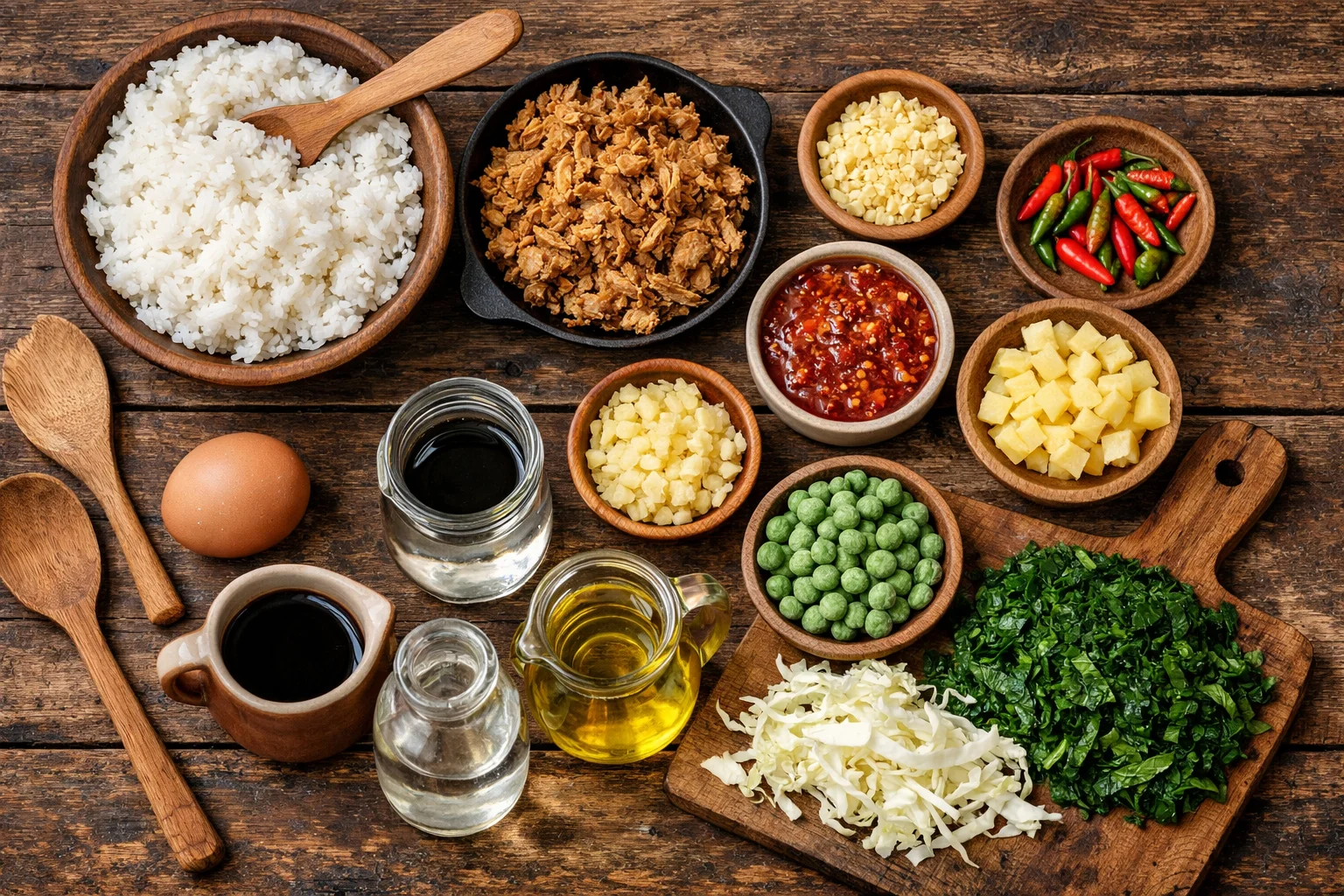 simple chicken adobo flakes rice bowl &mdash; Simple Chicken Adobo Flakes Rice Bowl