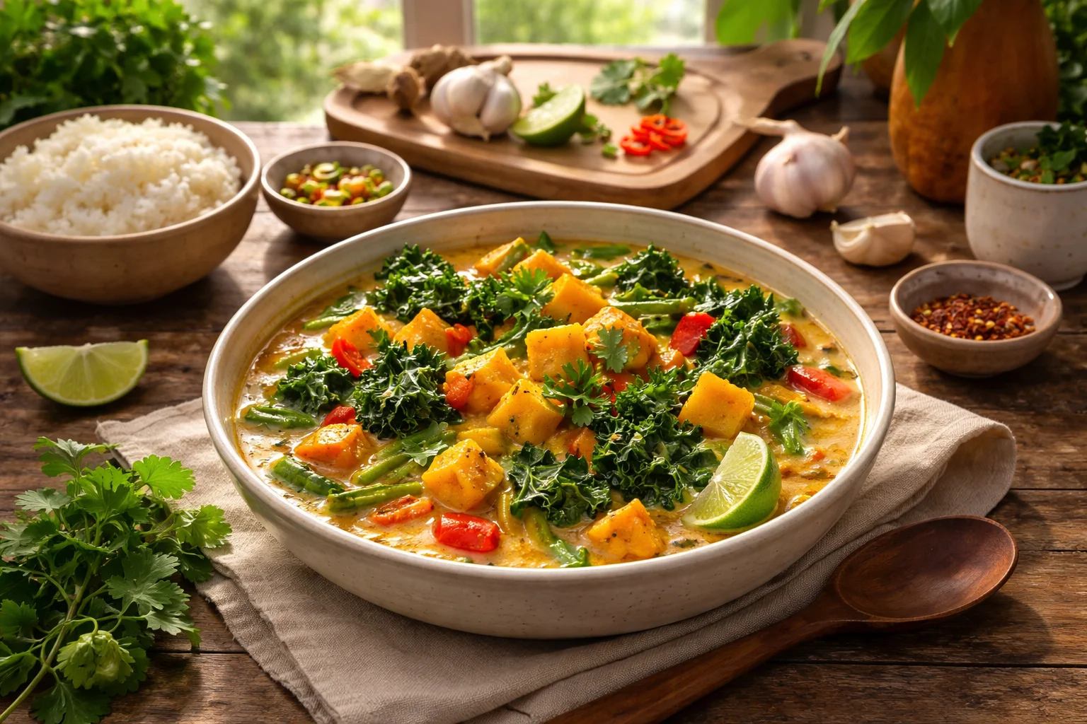 filipino coconut vegetable curry &mdash; Filipino Coconut Vegetable Curry (Healthy Version)