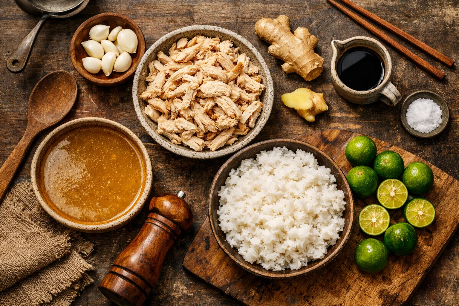 Filipino Shredded Chicken Rice Bowl for Easy Meal Prep