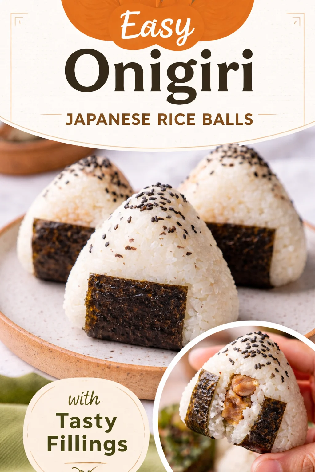 filipino tuna rice balls recipe &mdash; Filipino Tuna Rice Balls (Onigiri Style)