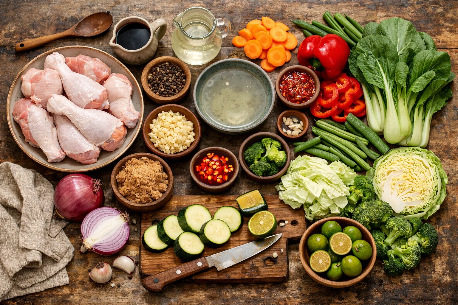 One-Pan Filipino Chicken and Vegetables &ndash; A Flavorful Family Meal