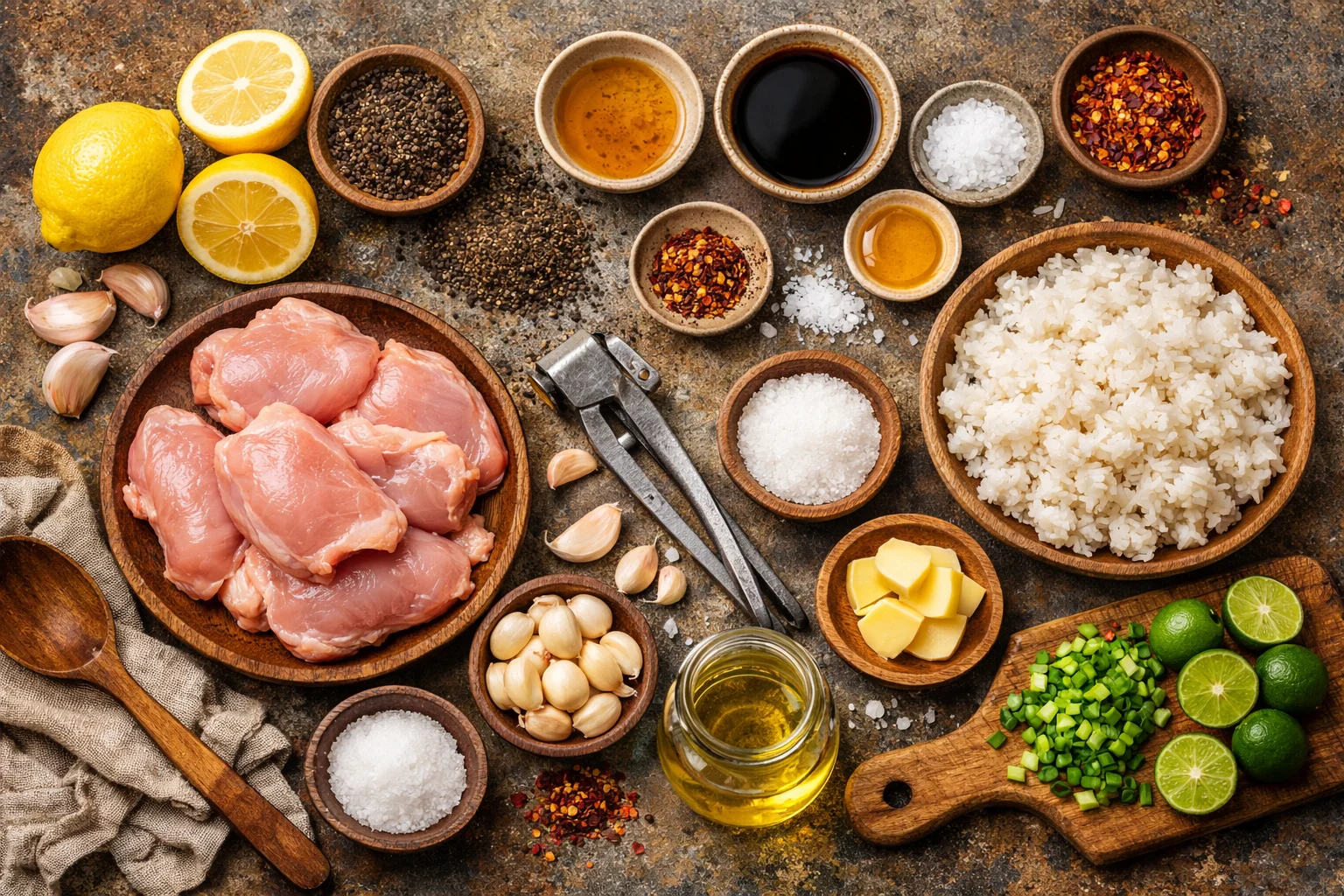 filipino lemon pepper chicken recipe &mdash; Filipino Lemon Pepper Chicken with Garlic Rice