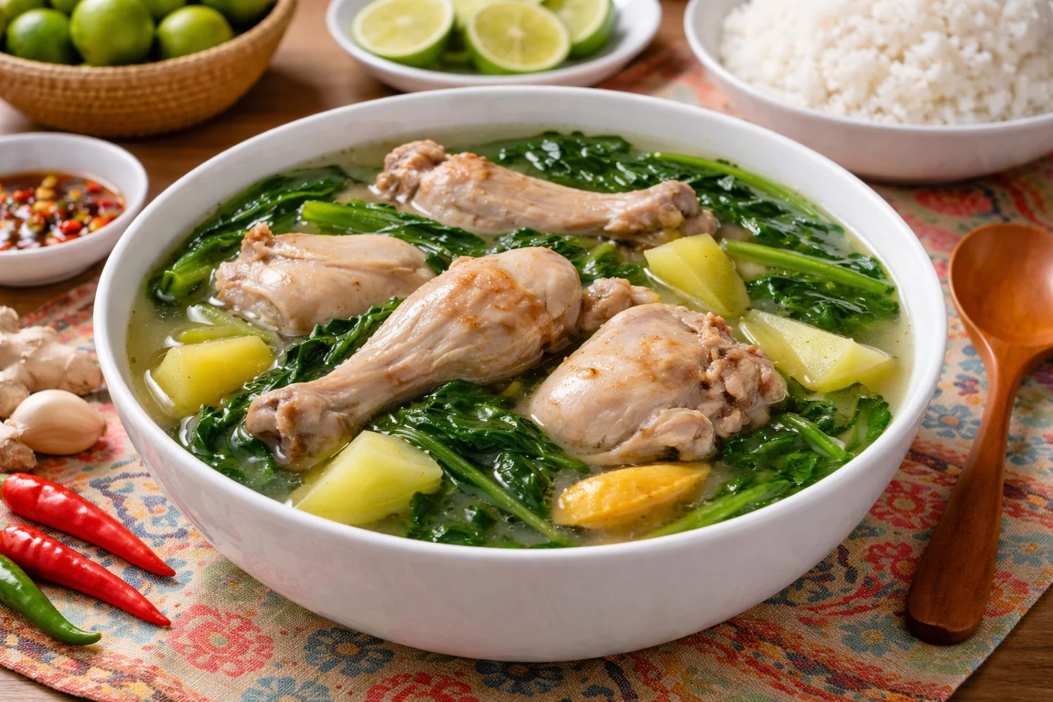 slow cooker chicken tinola recipe &mdash; Slow Cooker Chicken Tinola for Cozy Days