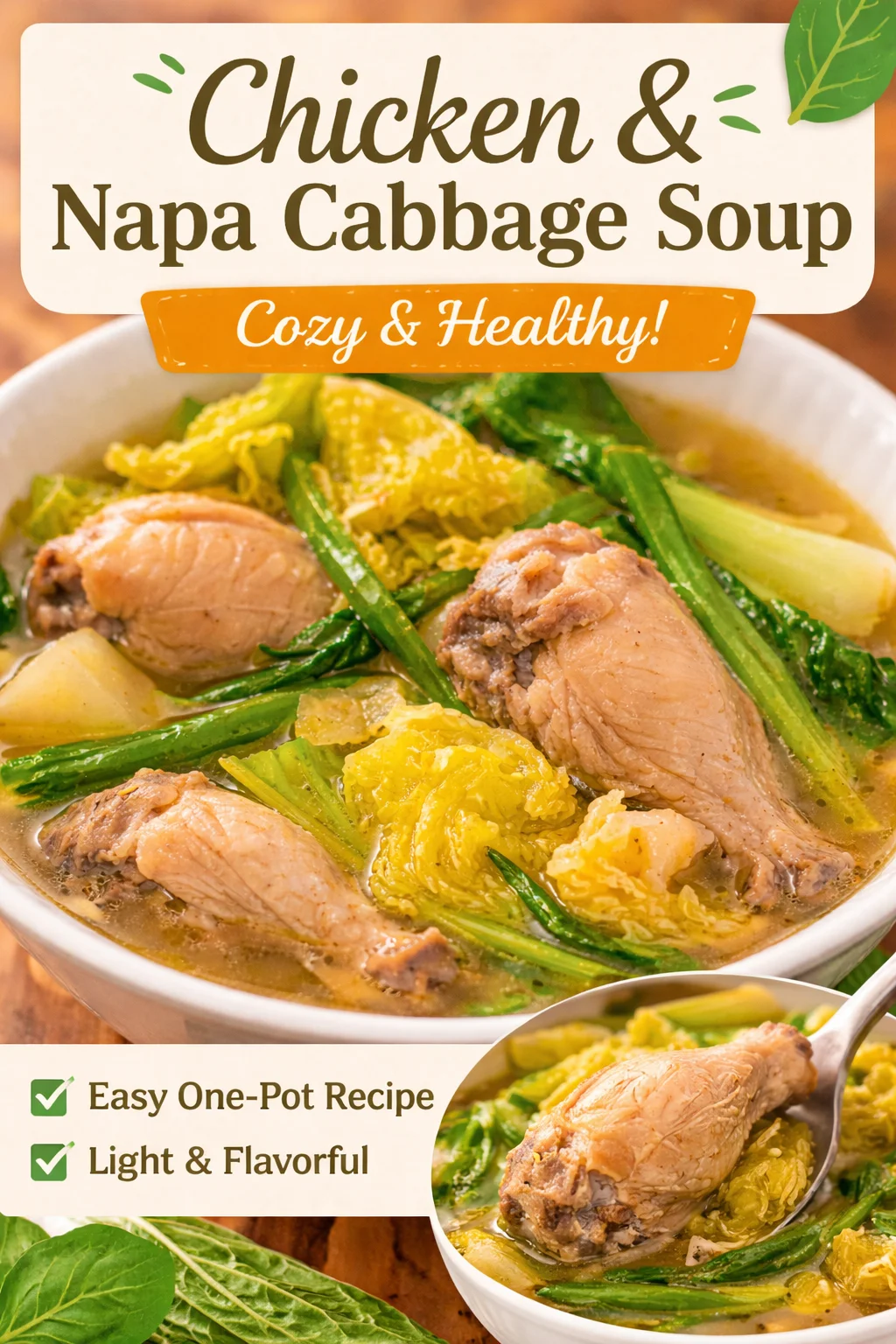 slow cooker chicken tinola recipe &mdash; Slow Cooker Chicken Tinola for Cozy Days