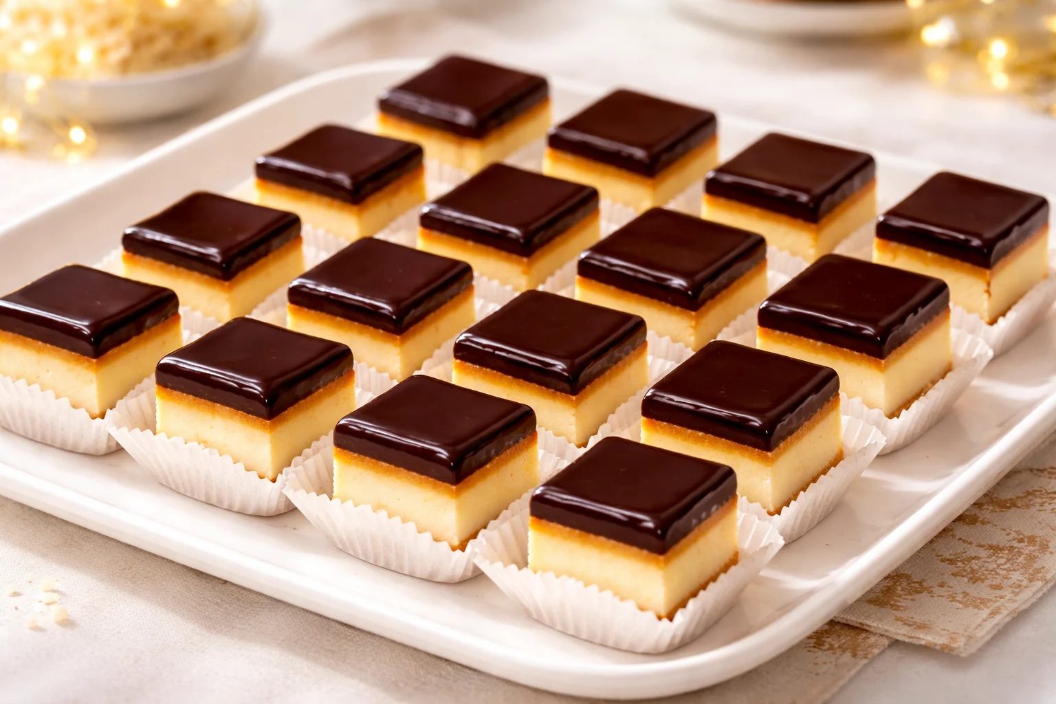 baked leche flan cheesecake bars &mdash; Baked Leche Flan Cheesecake Bars