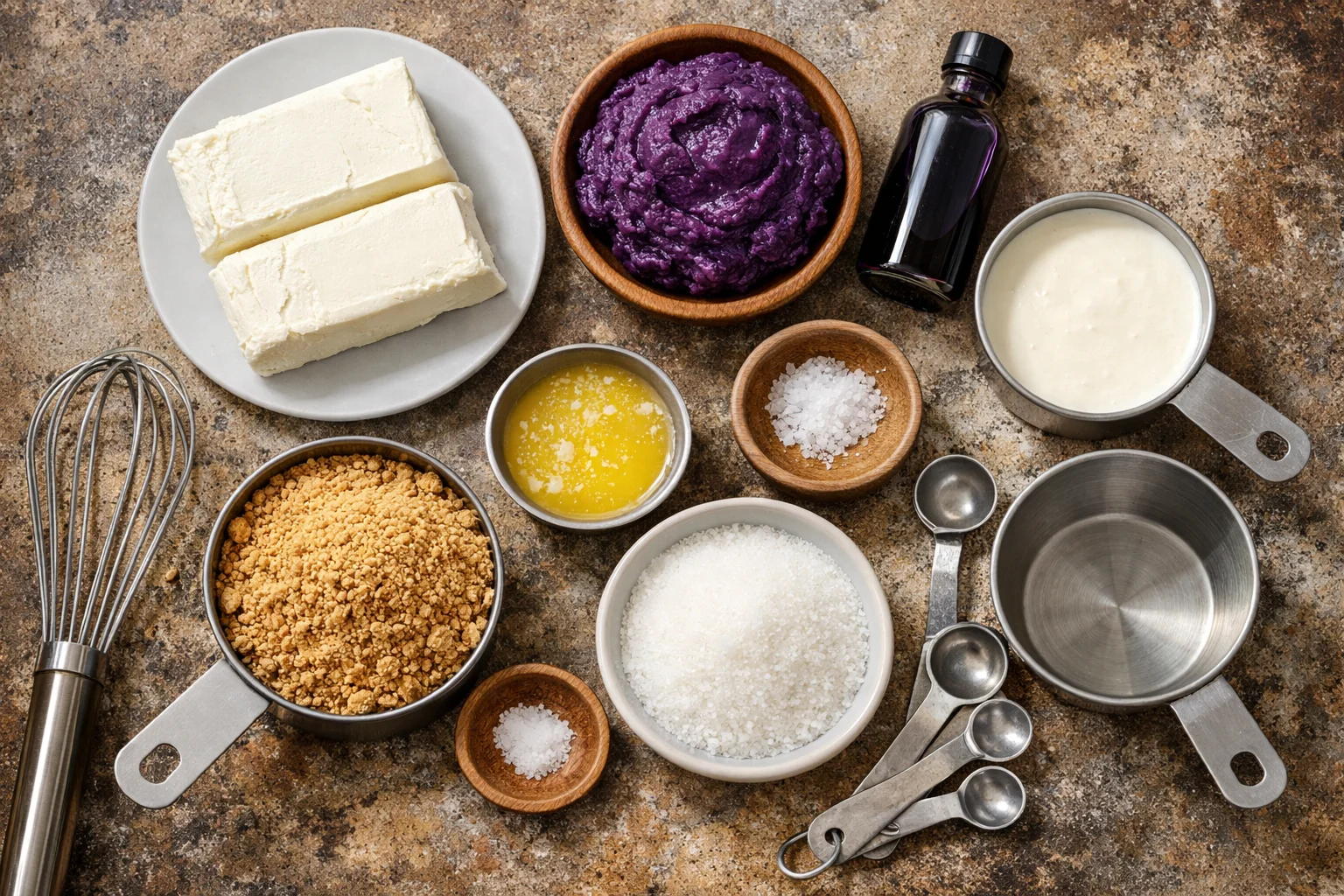 Decadent Mini Ube Cheesecake Cups to Brighten Your Day