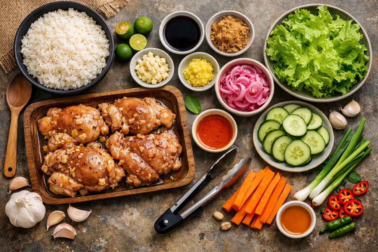 Delicious Chicken Inasal Rice Meal Prep Bowls for Busy Days