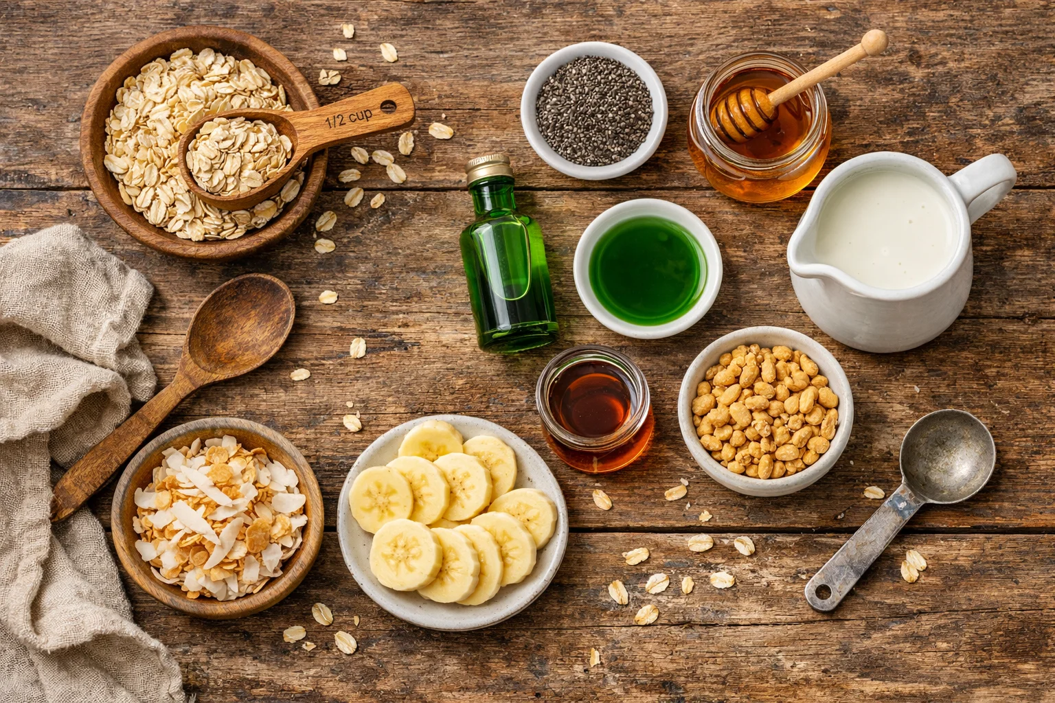 Delicious Coconut Pandan Overnight Oats for a Hearty Breakfast