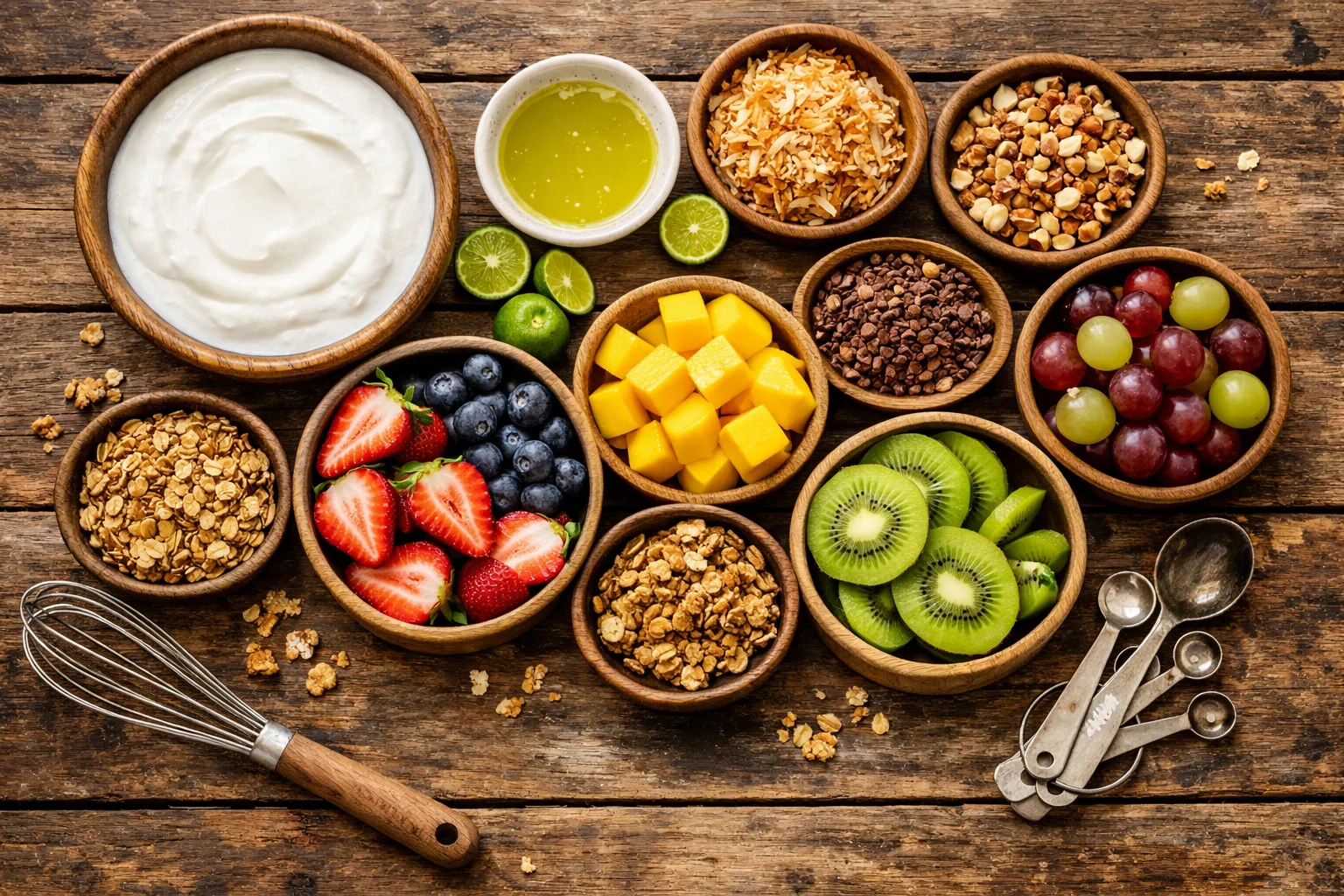 calamansi yogurt fruit bark