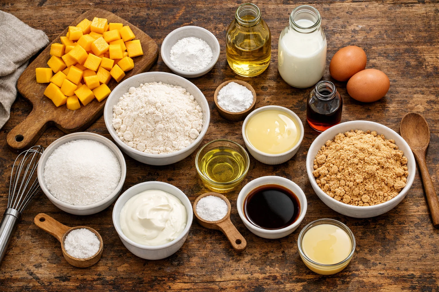 Mango Float Mini Loaf Cake - A Sweet Slice of Sunshine
