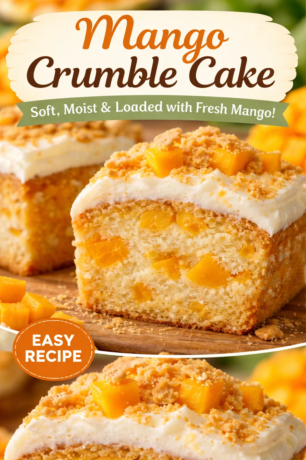 mango float mini loaf cake