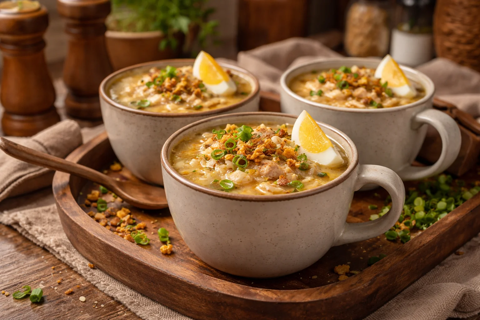 chicken arroz caldo cups