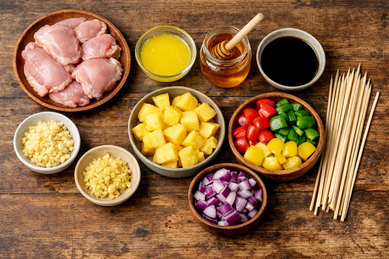 calamansi honey chicken skewers &mdash; Calamansi Honey Chicken Skewers