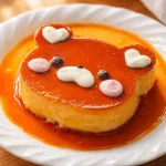 Mini Puto Flan Bites topped with rich caramel sauce, ideal Filipino dessert.