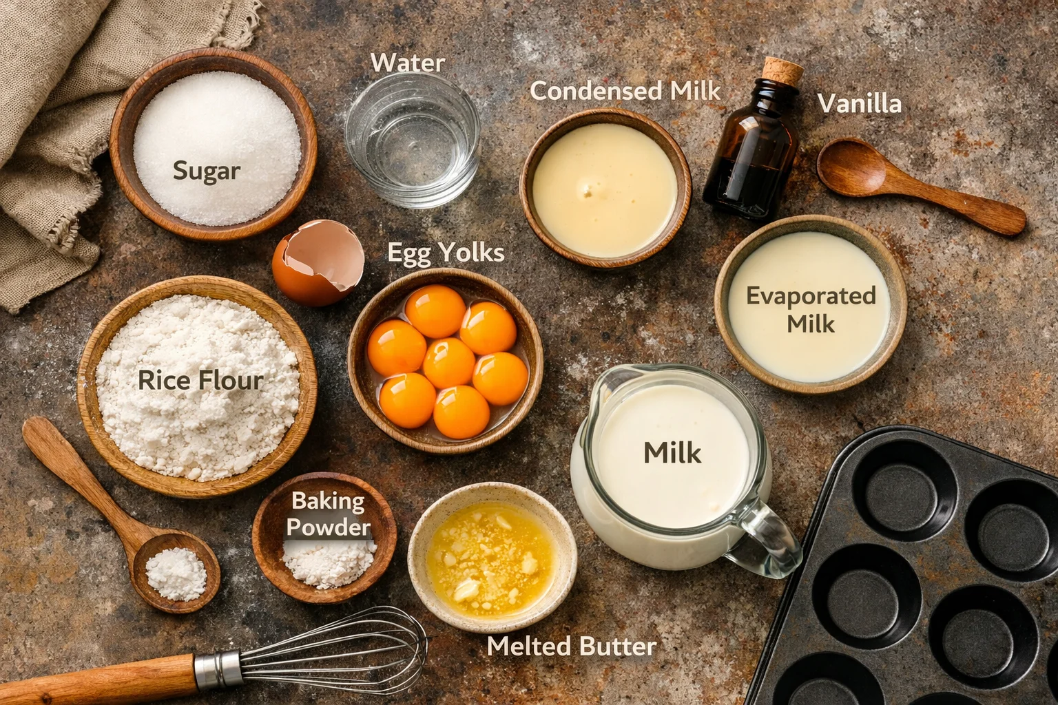 mini puto flan bites &mdash; Mini Puto Flan Bites